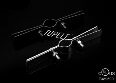 Grampos de tubos de aço preto revestidos de zinco para conduta / tubo de suporte, certificado UL