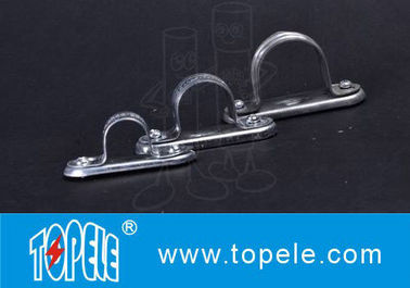 Galvanizado aço espaçador barra sela com base / 20 mm de diâmetro conduto pinça