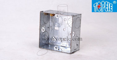 Caixas eléctricas de aço pré-galvanizadas e coberturas British Standard BS Box para interruptores