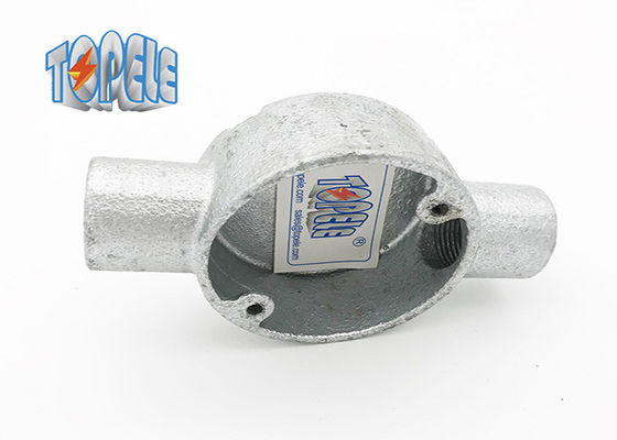 BS4568/BS 31 Caixa circular de dois lados Instalação de condutos de ferro maleável/alumínio GI