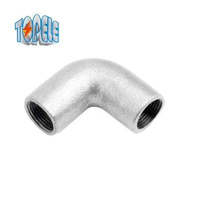 Bs Solid galvanizado 25 mm 90 graus Condução Cotovelo