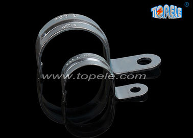 EMT correias rígidas um buraco revestido de zinco de aço correias rígidas / Pipe Strap / China fabricação alta qualidade