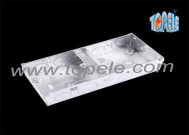 Caixa de tomada eléctrica de tecto metálico cobre 1 + 1 + 1 Gang conduit