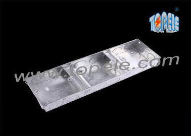 Caixa de tomada eléctrica de tecto metálico cobre 1 + 1 + 1 Gang conduit