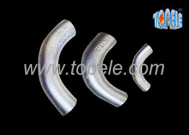 BS4568 Tubo de aço galvanizado canal de ferro maleável intersecção cotovelo 20mm / 25mm