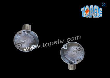 BS4568 Acessórios de tubos de ferro fundido maleáveis/ Caixa de conduta/caixa de terminal galvanizado de 25 mm
