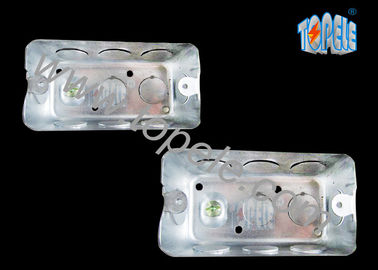 Caixas elétricas de aço galvanizado e coberturas rectangulares Certificado ISO