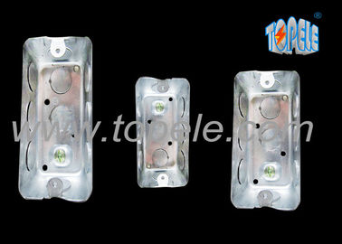 Caixas elétricas de aço galvanizado e coberturas rectangulares Certificado ISO