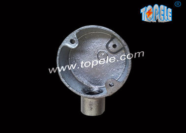 BS4568 Acessórios de tubos de ferro fundido maleáveis/ Caixa de conduta/caixa de terminal galvanizado de 25 mm