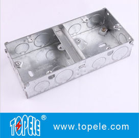 BS4662 Interruptor GI Caixas elétricas de uma banda / duas bandas e coberturas, caixas de conduto GI