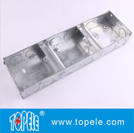 25mm, 35mm aço BS4568 GI Box / Terminal Um Gang GI Box, caixas elétricas e coberturas