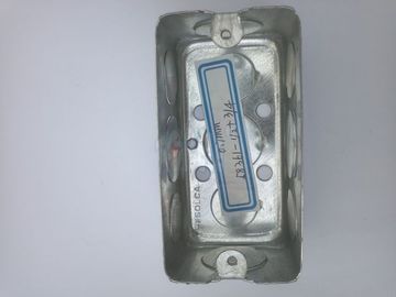 TOPELE 4 ′′ X 2 ′′, 1 - 1/2 &quot; Profundo Single Gang Wiring Handy Box, Seis 1/2&quot; Knockouts