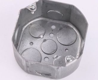 TOPELE 54171, 4 ̊ Caixas de conduta elétrica galvanizadas de aço octogonal, 2-1/8 &quot;Deep, 1/2&quot; Knockou