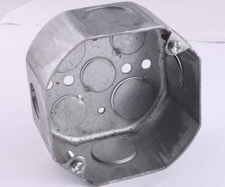 TOPELE 54171, 4 ̊ Caixas de conduta elétrica galvanizadas de aço octogonal, 2-1/8 &quot;Deep, 1/2&quot; Knockou