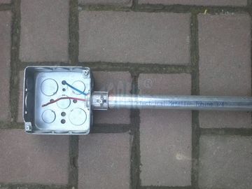 TOPELE 4 ′′ aço galvanizado quadrado caixa de metal de condução elétrica, 52151-1 / 2 &quot;&amp; 3/4&quot;