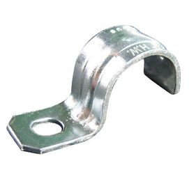 Condução e acessórios, aço revestido de zinco com um buraco EMT / IMC Conduit Straps / UL listado aço galvanizado rígido com um buraco