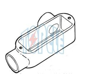 1 polegada de alumínio LR Tipo IP65 EMT roscado / corpo de conduto rígido com tampa