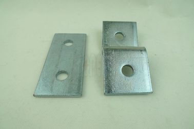 Placa plana de aço com baixo teor de carbono Canal unistrut, canal de encosto Conexão com furo