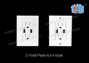 Carregador USB inteligente de alta velocidade 15A manipulador - tomada resistente apenas para uso interno