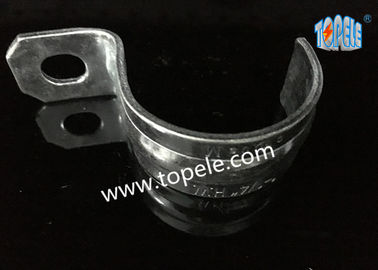 Conduto EMT de aço revestido com zinco e acessórios com clip de um buraco / correia de conduto EMT