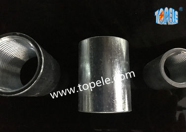 Acoplamento rígido aço revestido com zinco, acessórios de conduta IMC, acoplador elétrico galvanizado com roscas