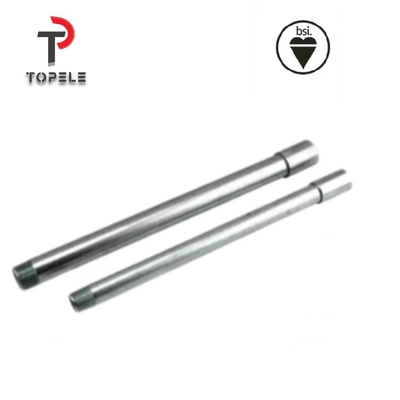 Pequeno BS4568 acero galvanizado de acoplamento de conduta personalizado para o mercado do Chile