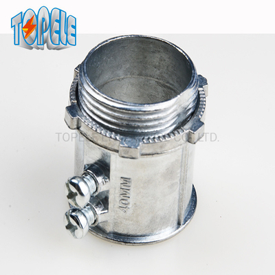 zinco de 20mm -50mm EMT Conduit Fittings IEC61386 EMT Set Screw Connector