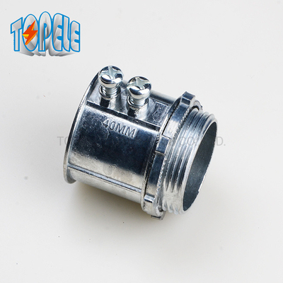 zinco de 20mm -50mm EMT Conduit Fittings IEC61386 EMT Set Screw Connector