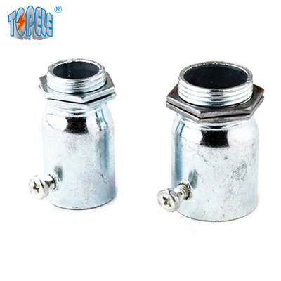 Terminal EMT Connector Eletro Galvanized do IEC 61386 Acero