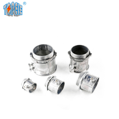 tipo zinco do parafuso de fixação do conector do IEC 61386 Emt de 25mm 32mm da prata