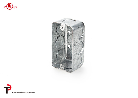 2 polegadas x 4 polegadas / dispositivo de comutação de aço pré-galvanizado padrão dos EUA Caixas de conduto retangular / Caixas de conduto elétrico