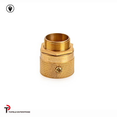 Máquina CNC Adaptador masculino de mangueira de condução de latão, Adaptador masculino de latão