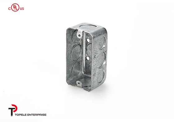TOPELE 4 ′′ X 2 ′′, 1 - 1/2 &quot; Profundo Single Gang Wiring Handy Box, Seis 1/2&quot; Knockouts