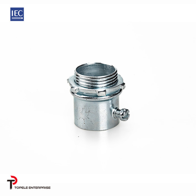 tipo zinco do parafuso de fixação do conector do IEC 61386 Emt de 25mm 32mm da prata