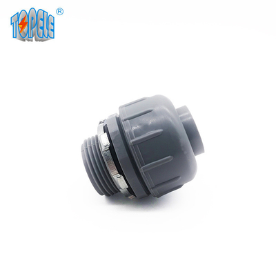 Nanômetro apertado líquido IP 68 do conector da canalização do PVC de 90 graus