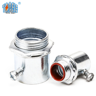 Conectores de Topele EMT Steel Set Screw com SEM a garganta plástica