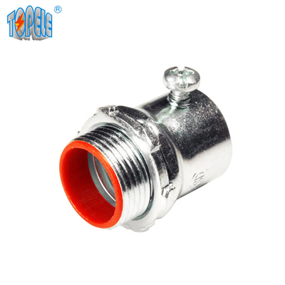 Conectores de Topele EMT Steel Set Screw com SEM a garganta plástica