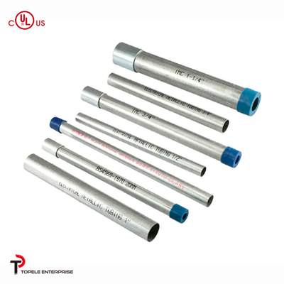 1/2 de IMC conduto e acessórios galvanizado cabo de aço conduto de 10 pés de comprimento
