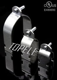 Grampos de tubos de aço inoxidável padrão UL / Grampos de feixe de condução para condução rígida EMT