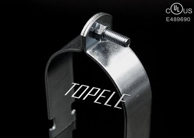 Galvanizado Finish Strut Clamps canal tipo universal com uma porca de aço / parafuso