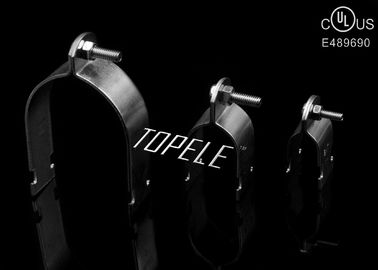 Galvanizado Finish Strut Clamps canal tipo universal com uma porca de aço / parafuso