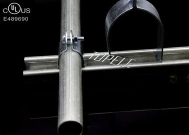Grampos de tubos de aço galvanizado UL Standard, correia de suporte de aço inoxidável tamanho personalizado