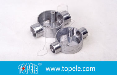 TOPELE 25MM Caixa de junção de alumínio galvanizado a quente / Caixa de condução de metal com normas BS4568 /