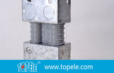 Caixas Elétricas / 2-Gang British Standard Caixa de Condutores Metálicos com PVC, Caixa de Comutação