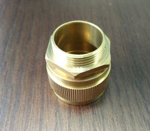 Conector de latão de cor dourada Revestido de níquel ou não 38 mm, 50 mm Tamanho