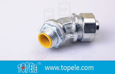 Conector de conduta e acessórios flexíveis maleáveis revestidos de zinco