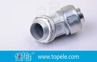 Conector de conduta e acessórios flexíveis maleáveis revestidos de zinco