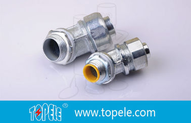 Conector de conduta e acessórios flexíveis maleáveis revestidos de zinco