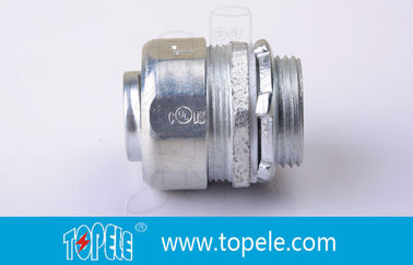 Conduto e acessórios flexíveis, conector firme de ferro líquido e maleável.