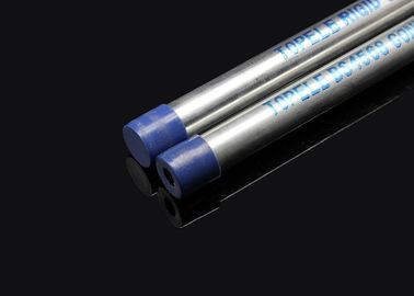 BS 4568 / BS 31 Tubo de condução de metal galvanizado a quente com extremidades e tampas parafusadas
